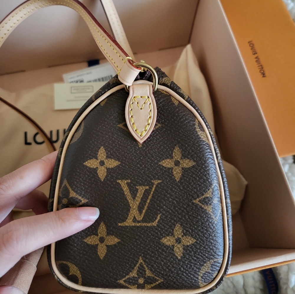 New authentic Louis Vuitton Nano Speedy - Picture 10 of 13